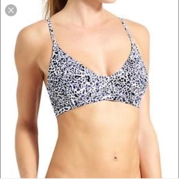 Athleta Other - Athleta Zimbabwe Animal Print Bikini Top 36 B/C